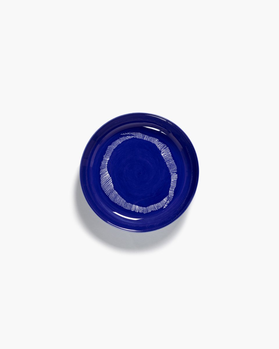 Serax - Ottolenghi Feast - Bord - Donkerblauw/Wit - 22 Ø - 2 stuks