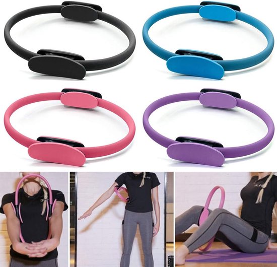 Allecto - Magische ring - Pilatescirkel - Lichtgewicht en sterk - Paars - Fitnessapparatuur - Ideaal voor yoga en pilates - Geschikt voor dames - F... van allecto — afbeelding 5