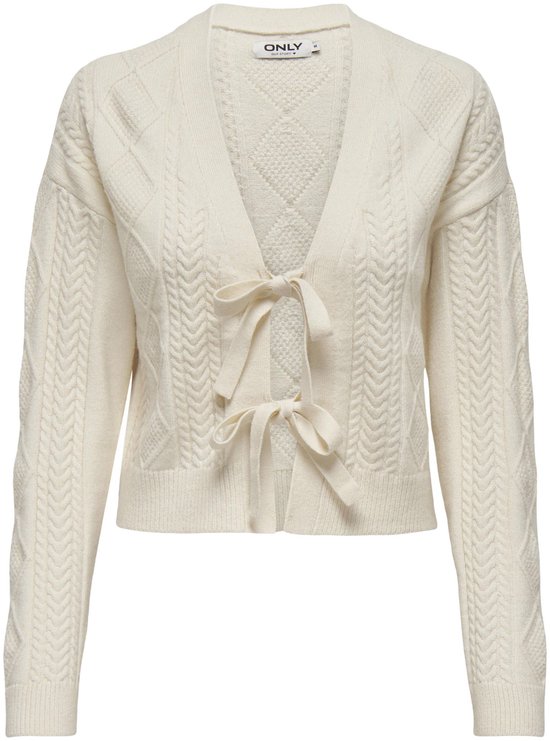 Cardigan Femme Only ONLFIA LS STRING CARDIGAN KNT NCA - Whitecap Grey