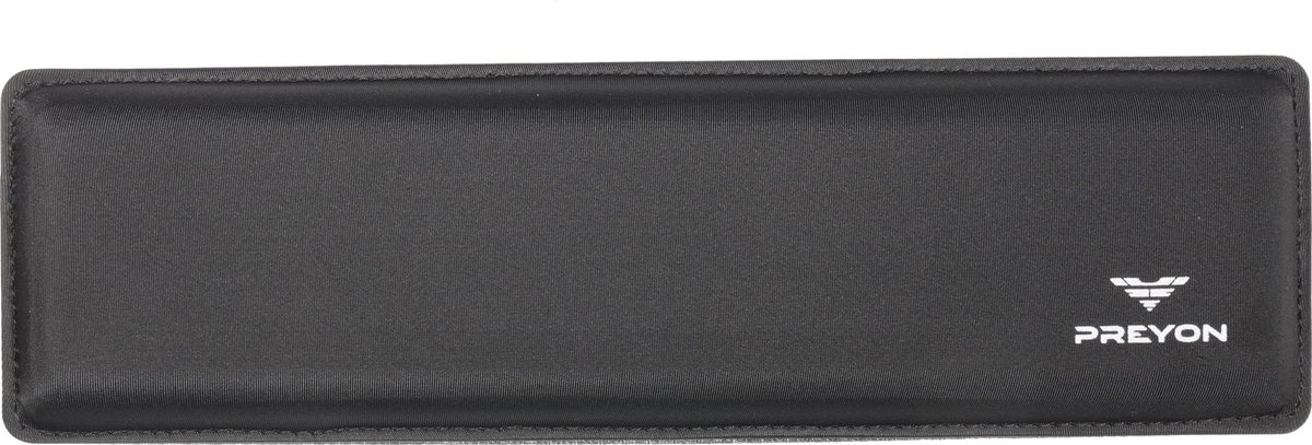 PREYON Falcon Soft TKL - Polssteun - Memory Foam & Cooling Gel - 35x10x 2,5 cm - Ergonomisch Design - Zwart