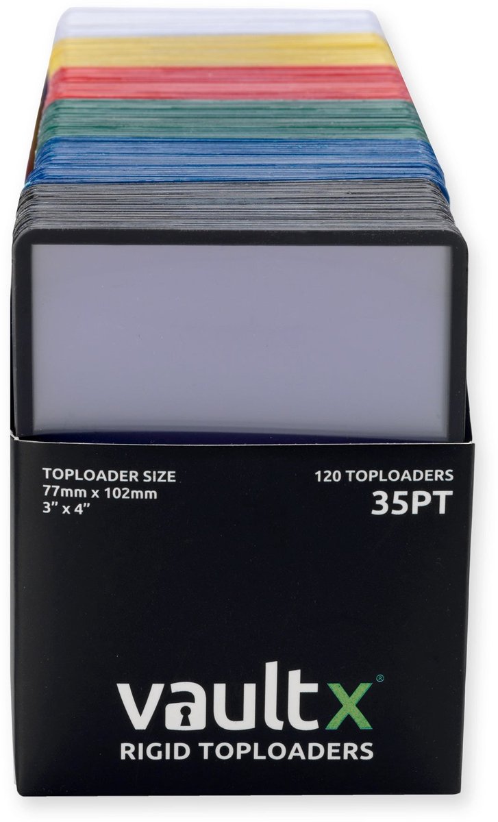 Vault X Seamless Rigid Toploaders 35pt - Multicolor/120 Stuks