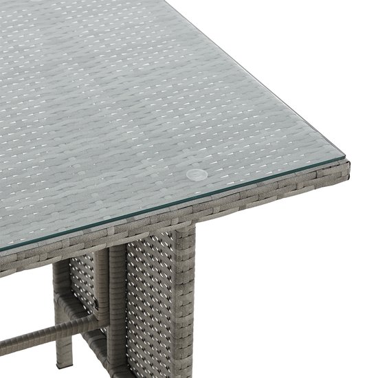 SVITA Brooklyn XL polyrotan eetgroep, loungeset, tuinmeubelset