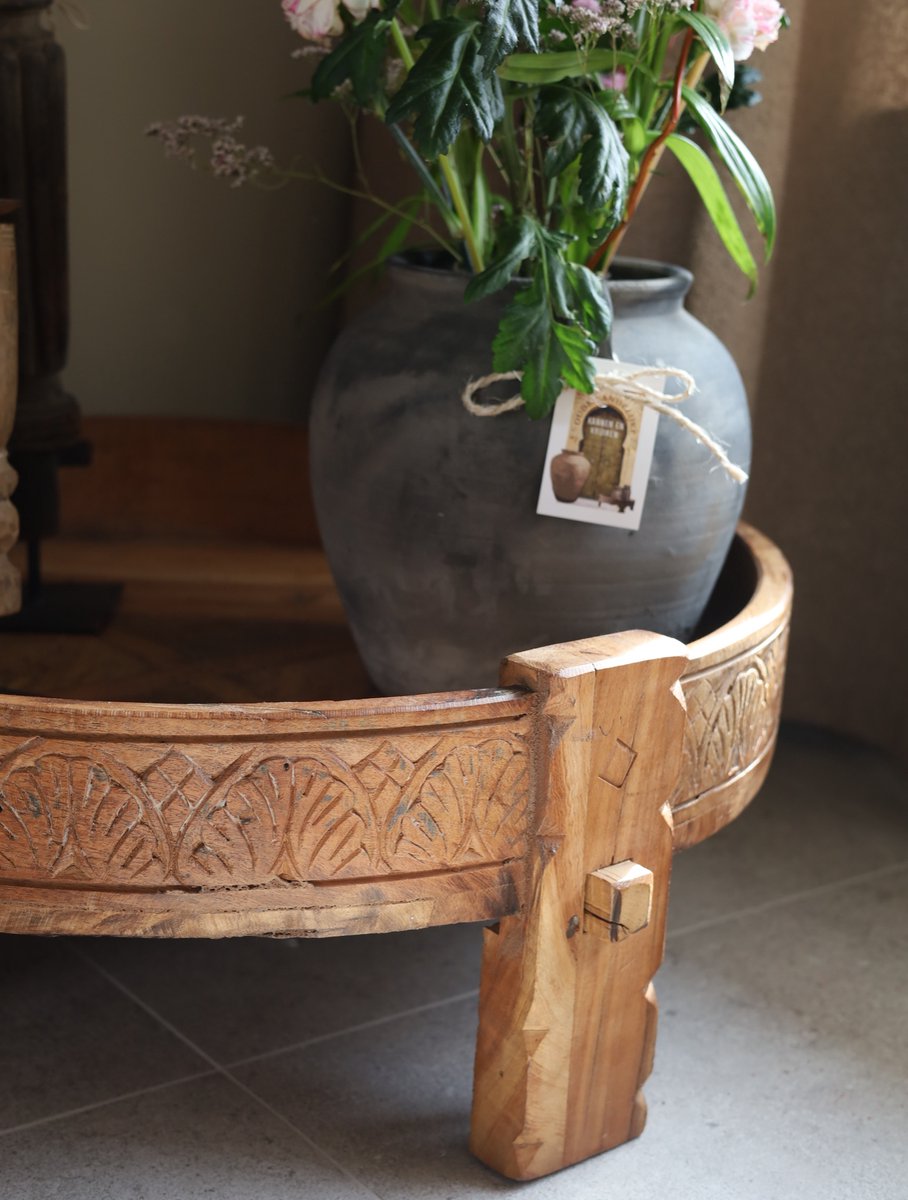 Chakki tafel lage salontafel landelijke stijl salontafel bijzettafel houten salontafel