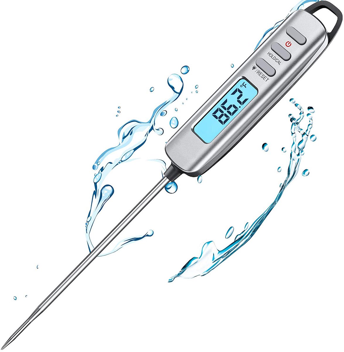 Rixora® - Vleesthermometer - BBQ Thermometer - Kernthermometer - Suikerthermometer - Keukenthermometer - Digitaal – Draadloos - Waterdicht