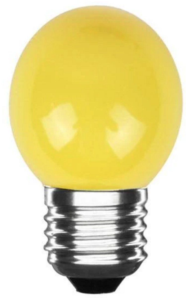 LED Kogellamp E27 Geel - 300 lumen - 3W - IP20 - G45 - 230V