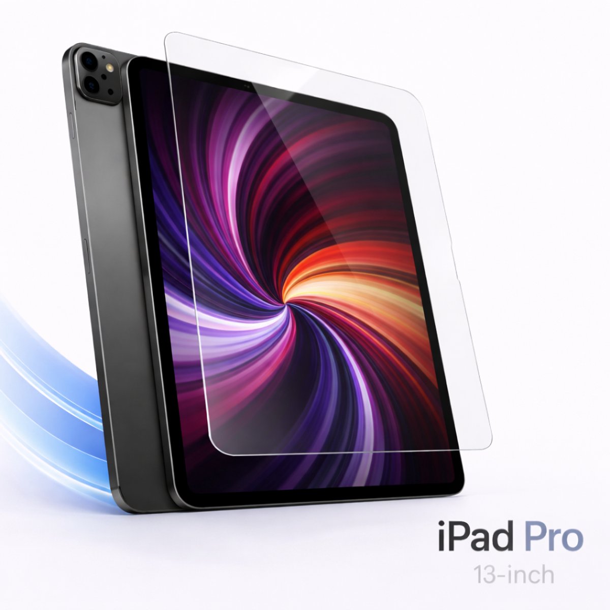 Brosendaal Screenprotector geschikt voor iPad Pro 13 inch – Ultradun en Krasbestendig – Kristalhelder door 9H Nano Coating