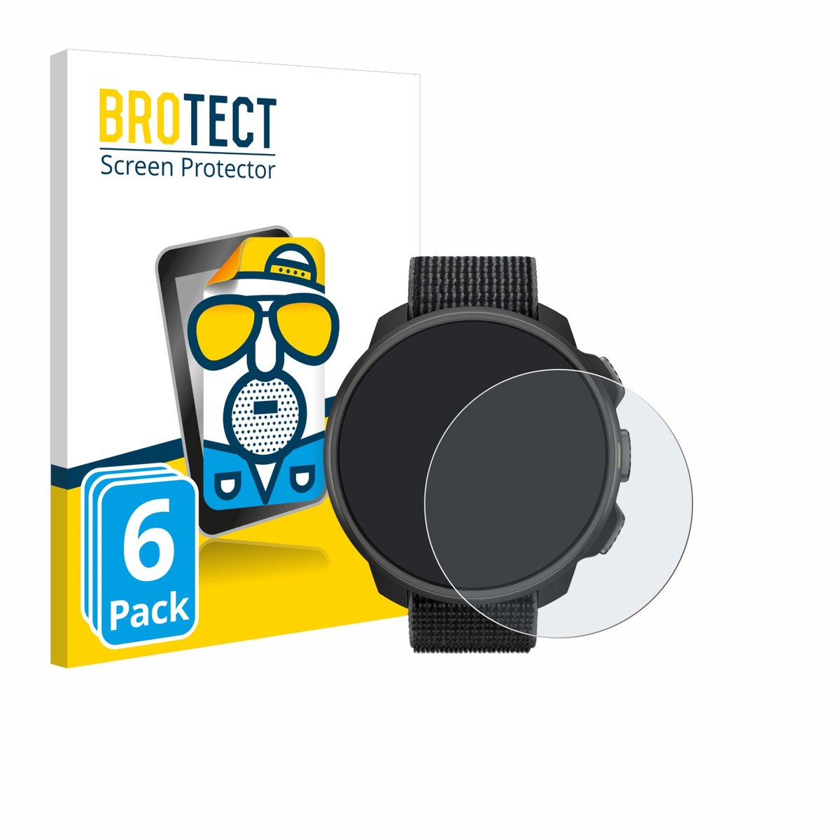 BROTECT - Screenprotector voor Suunto Nautic S - Folie Beschermfolie matte 6 Stuks