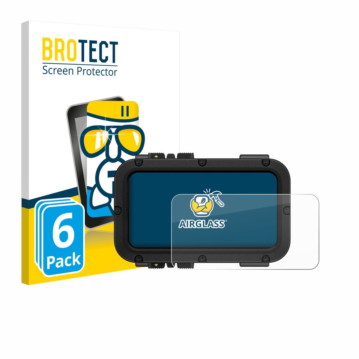 Screenprotector 6 Stuks voor Suunto Nautic Beschermglas transparant