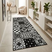 SHACOS Gangtapijt, 80 x 300 cm, laagpolig, hal, antislip, wasbaar