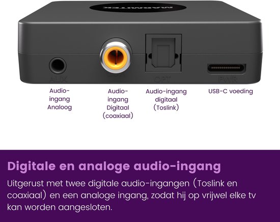 Marmitek BoomBoom 55 HD - Bluetooth transmitter - AptX HD - AptX Low Latency van Marmitek — afbeelding 3