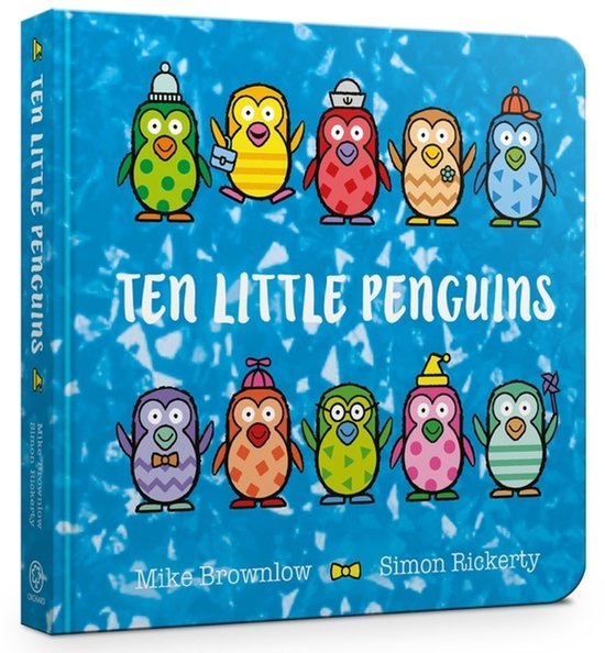 Ten Little- Ten Little Penguins Board Book - cover