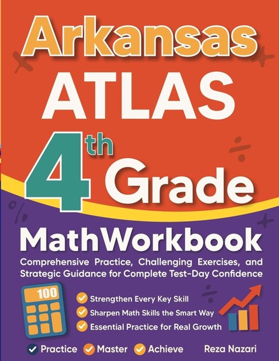 Arkansas ATLAS Grade 4 Math Workbook - cover