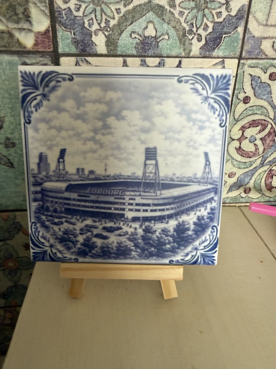 Delftsblauwe Groningen tegel