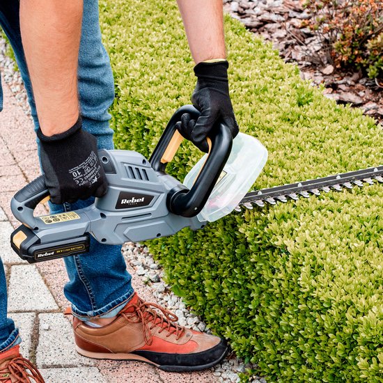 Rebel Tools Serie - Accu Heggenschaar - 580mm - Ergonomische Handgreep - Li-Ion Batterij van Merkloos	 — afbeelding 4