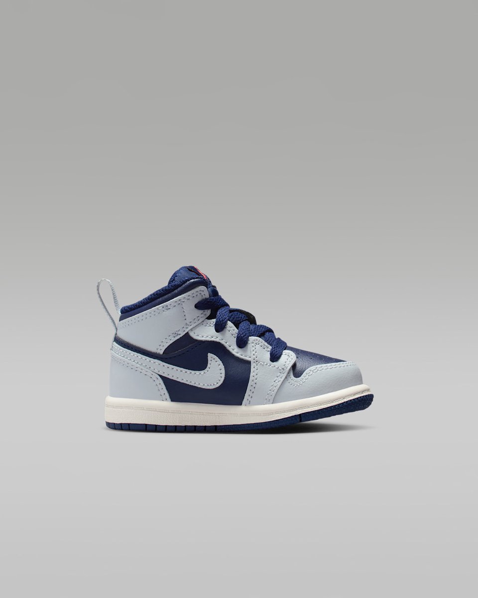 Nike Jordan 1 MID TD Sneakers Kids – Doos Zonder Deksel Blauw