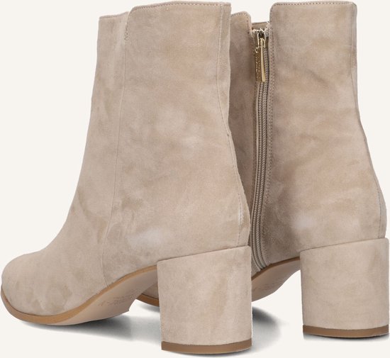 Notre-V 8560 Bottes à fermeture éclair - Bottes de cheville avec fermeture éclair - Femmes - Beige - Taille 39