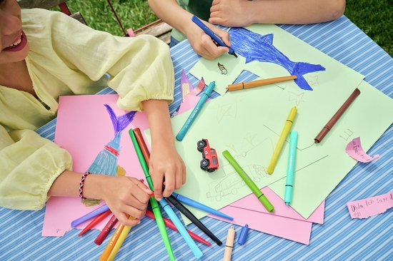 STABILO Cappi Feutres - Étui à crayons 18 couleurs