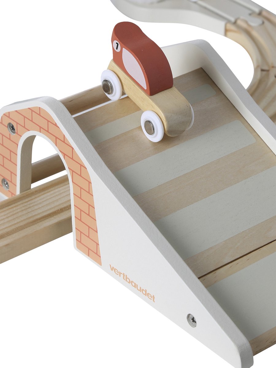 Vertbaudet FSC® houten treinbaan met meerdere activiteiten