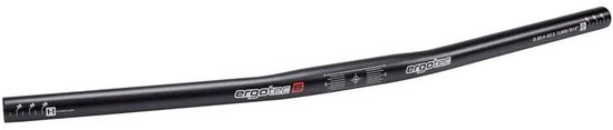 Stuur Ergotec Flat Bar 25,4x600 mm - zwart — afbeelding 4