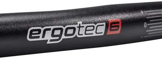 Stuur Ergotec Flat Bar 25,4x600 mm - zwart — afbeelding 2