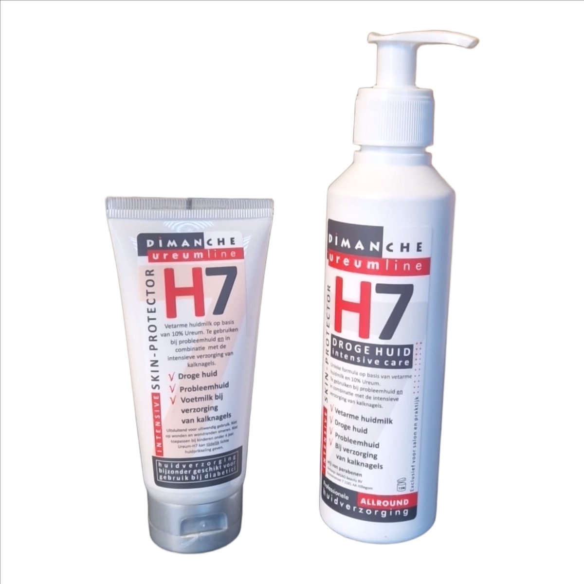Ureumline H7 Intensive Protector, bij probleemhuid & Kalknagelproblemen - 1x100ml en 1x250ml