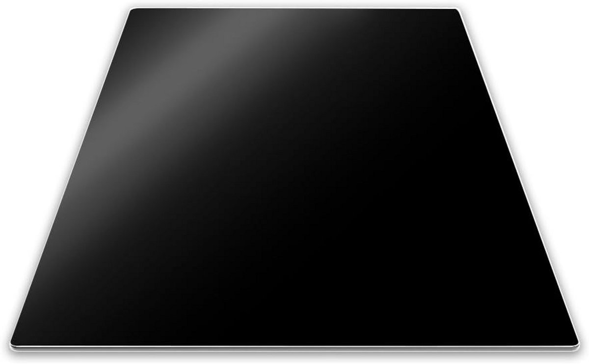Universele Hittebestendige Glasplaat voor Kookplaat - Zwart 50 x 28 cm