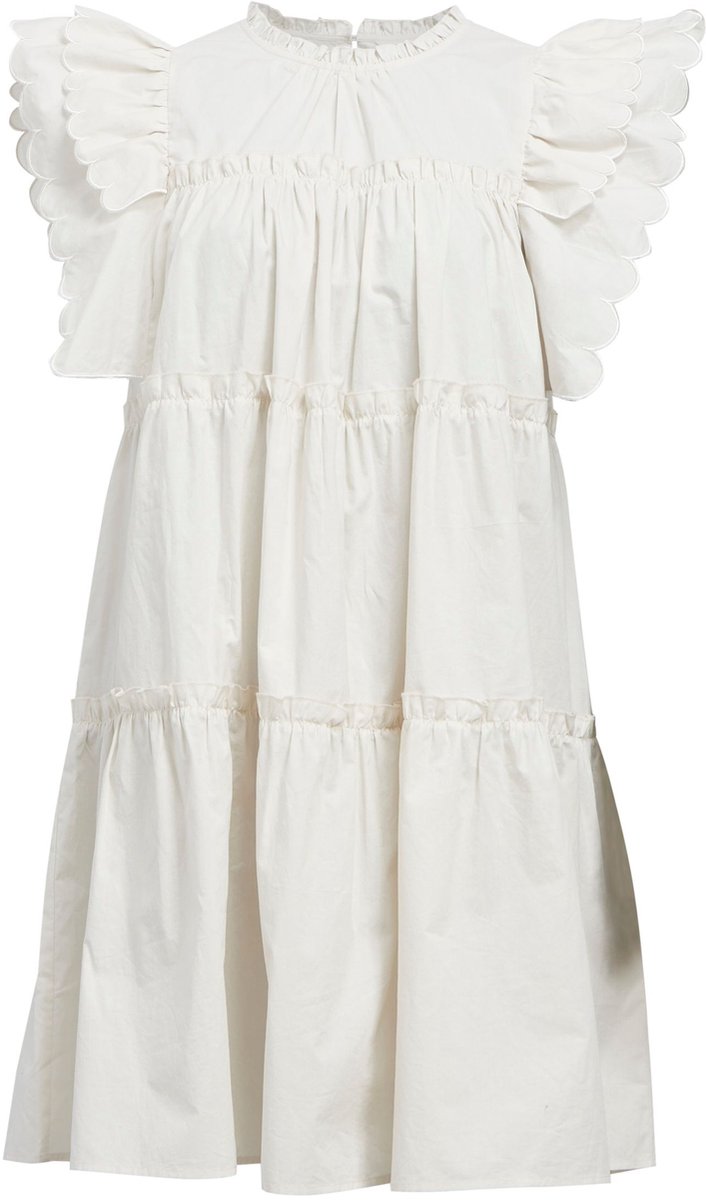Object Objhope S/l Dress Dames - Jurk - Ecru - Maat 36