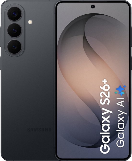 Samsung Galaxy S26 Plus 512GB Zwart – 50MP Triple Camera, Snapdragon 8 Gen 5, AI Foto- en Videoverbetering