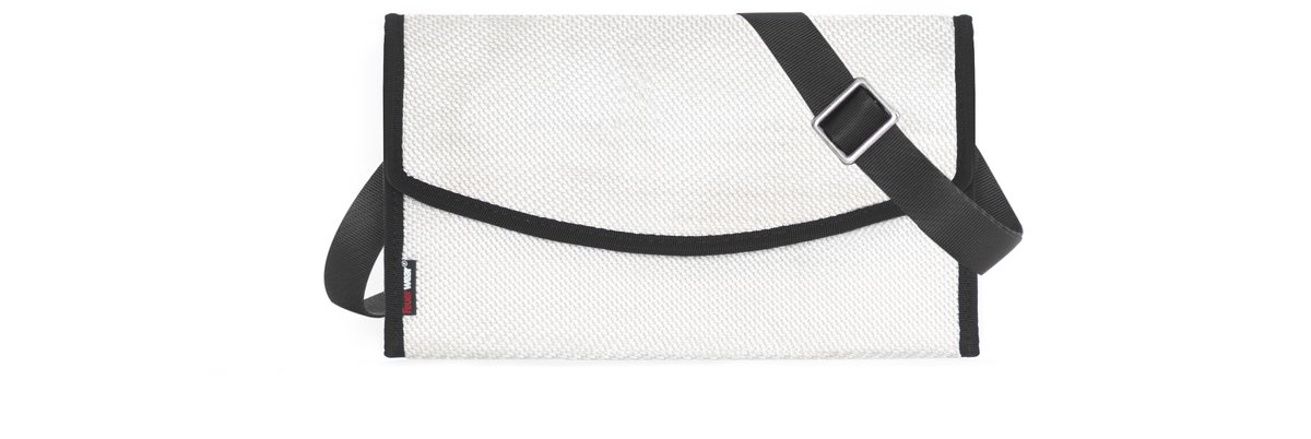 Feuerwear - Handtas Clutch Charlie - Wit - 15x27x2cm