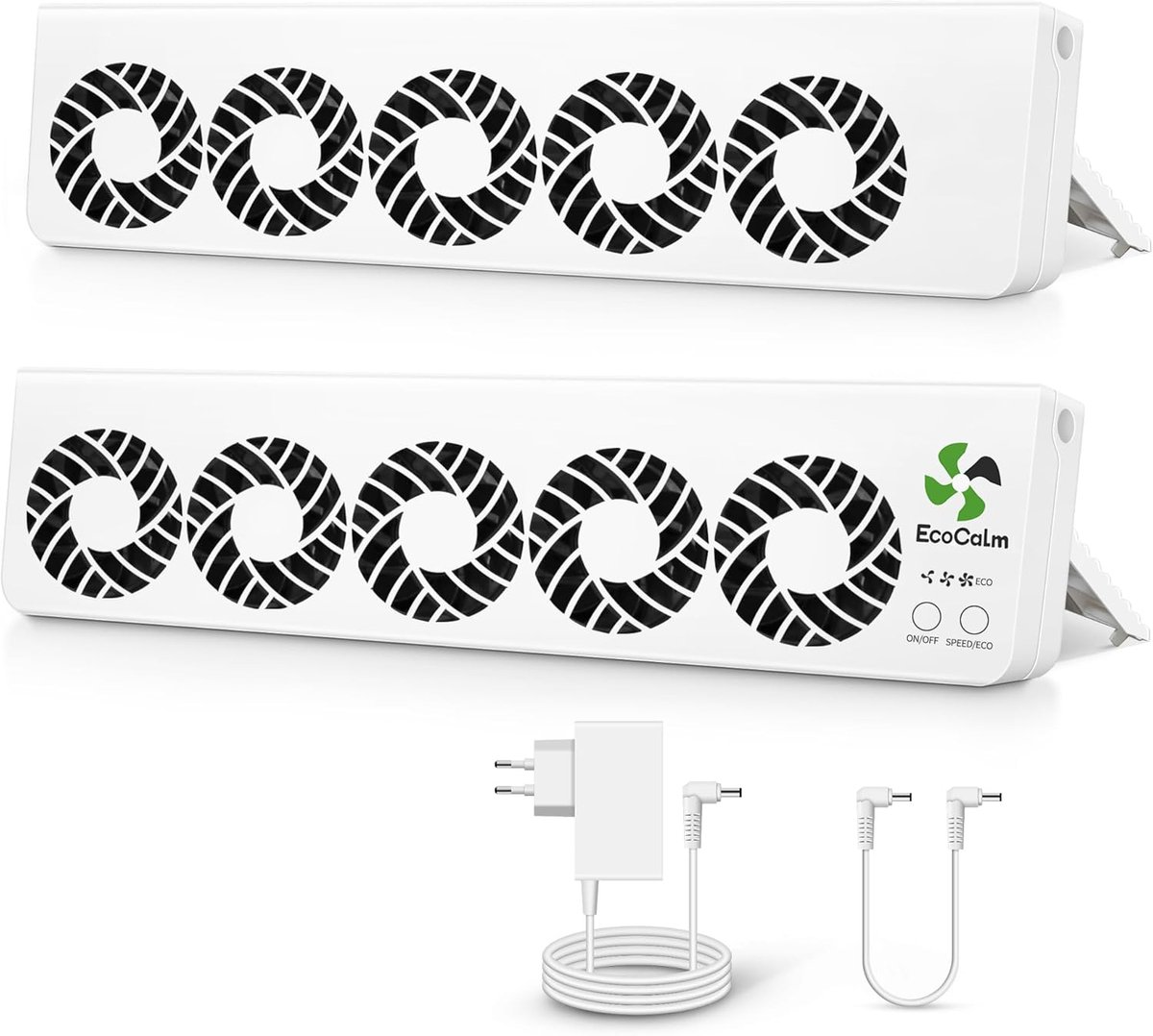 Set van 2 Radiatorventilatoren voor Extra Warmte - Universele Montage