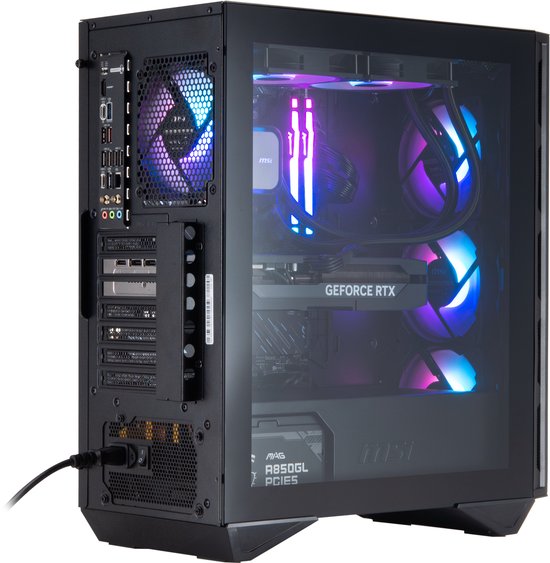 PC de jeu MSI AMD - GeForce RTX 5080 16 Go - AMD Ryzen™ 7 9800X3D - 32 Go DDR5 - SSD 2 To - Wi-Fi + Windows 11 Home