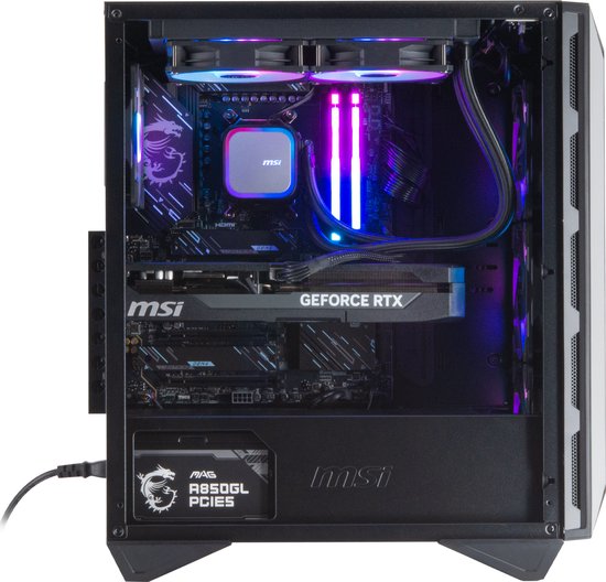 PC de jeu MSI AMD - GeForce RTX 5080 16 Go - AMD Ryzen™ 7 9800X3D - 32 Go DDR5 - SSD 2 To - Wi-Fi + Windows 11 Home