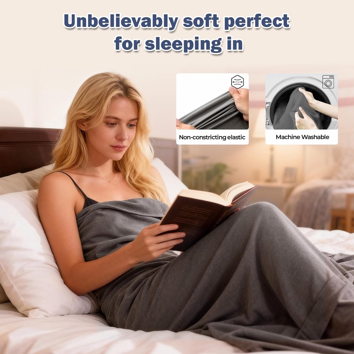 Slaapcapsule Voor Volwassenen – Compressie Deken Met Capuchon – Ademend En Stretch – Voor Angstverlichting – Draagbaar Voor Reizen En Kamperen – 5 Maten (XS Tot XL)