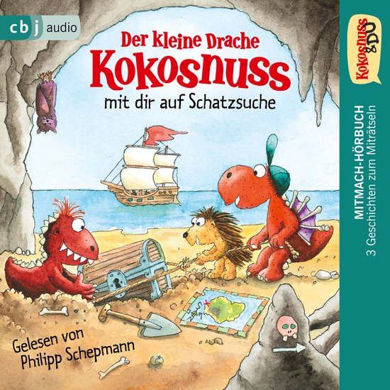 Kokosnuss & Du: Der kleine Drache Kokosnuss mit dir auf Scha ... - cover