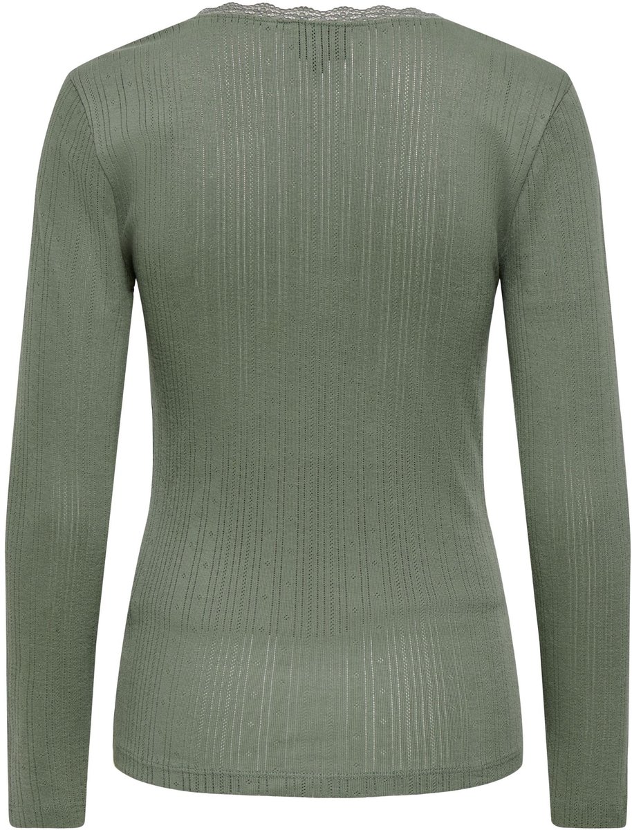 ONLY - OLMBRIANIA LS V-NECK TOP - Dames - Blouses