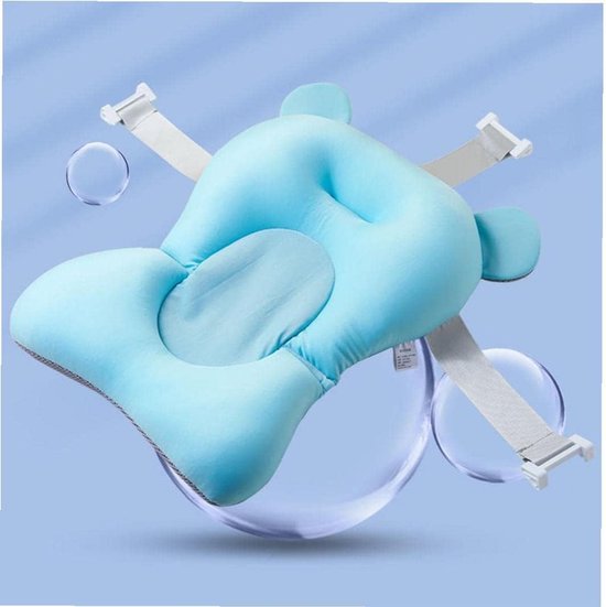Baby Bad Kussen - Bad Ondersteuning - Veilig Baden - Sit-Me-Up Support - 76x51 cm - Groen — afbeelding 4