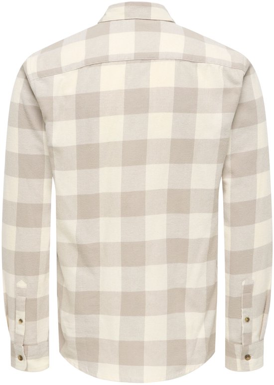 ONLY & SONS ONSGUDMUND LS CHECKED SHIRT NOOS Chemise Homme - Taille XXL