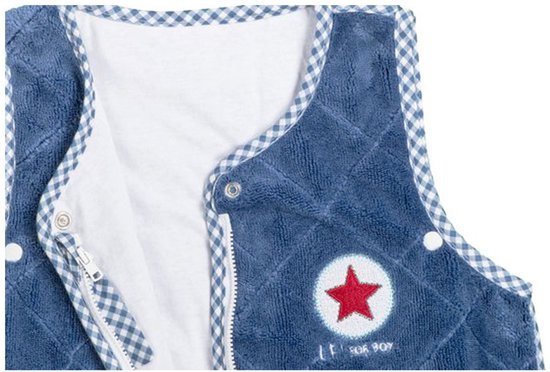 kraam cadeau –Lief!- Slaapzak 110 cm & Badjasje in blauw - Zacht, Comfortabel - jongens- 1-2 jaar — afbeelding 4
