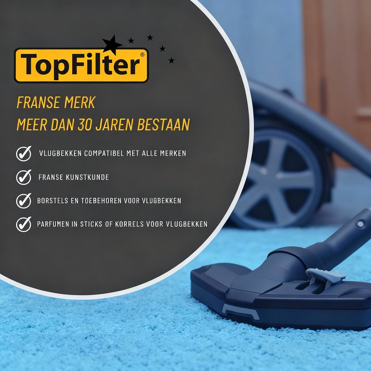 TopFilter 64506 Set van 4 stofzuigerzakken Zelmer en Elcotec, stofzuigerzak, stofzuigerzak, stofzuigeraccessoire, Niet-geweven polypropyleen, Rubber, Karton, 30 x 26 cm