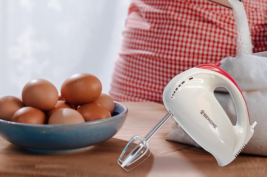 Hand Mixer for Cake and Dough - Whisk Assembly with Dough Hook - Electric Kitchen Mixer 150W - 5 Speeds van Toshiba — afbeelding 2