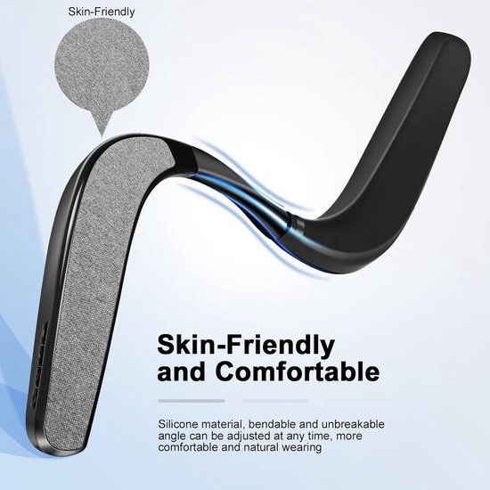 Draagbare Bluetooth Nek-luidspreker met Lange Speeltijd en 3D Stereo Geluid — afbeelding 4