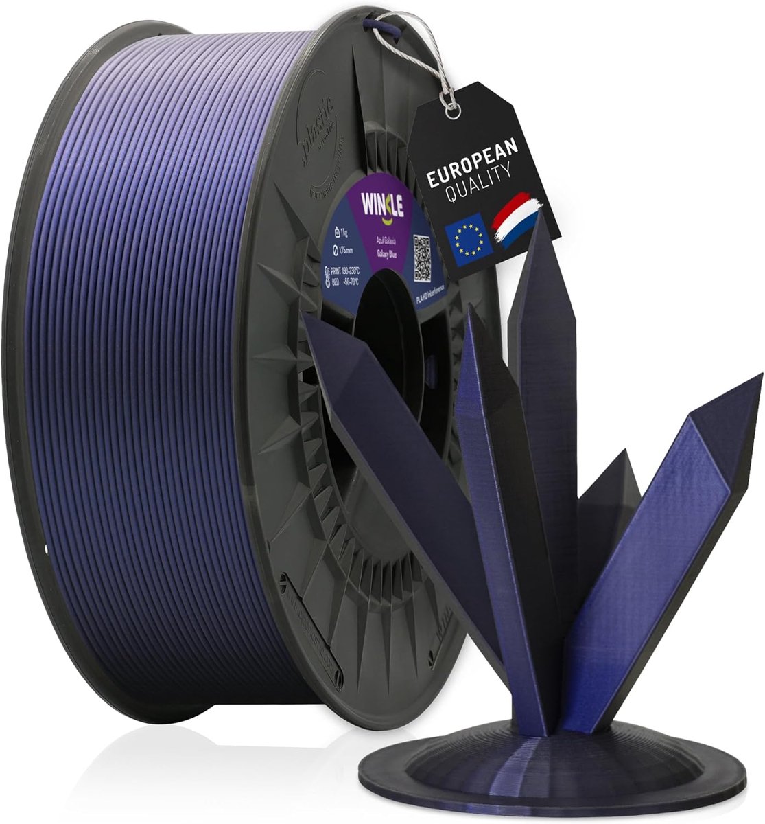 Hoogwaardig PLA 3D Printer Filament 1.75mm Smaragdgroen 1kg Spoel