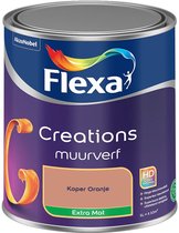 Flexa - Creations Muurverf Extra Mat - Koper Oranje - Mengverf - 1 L