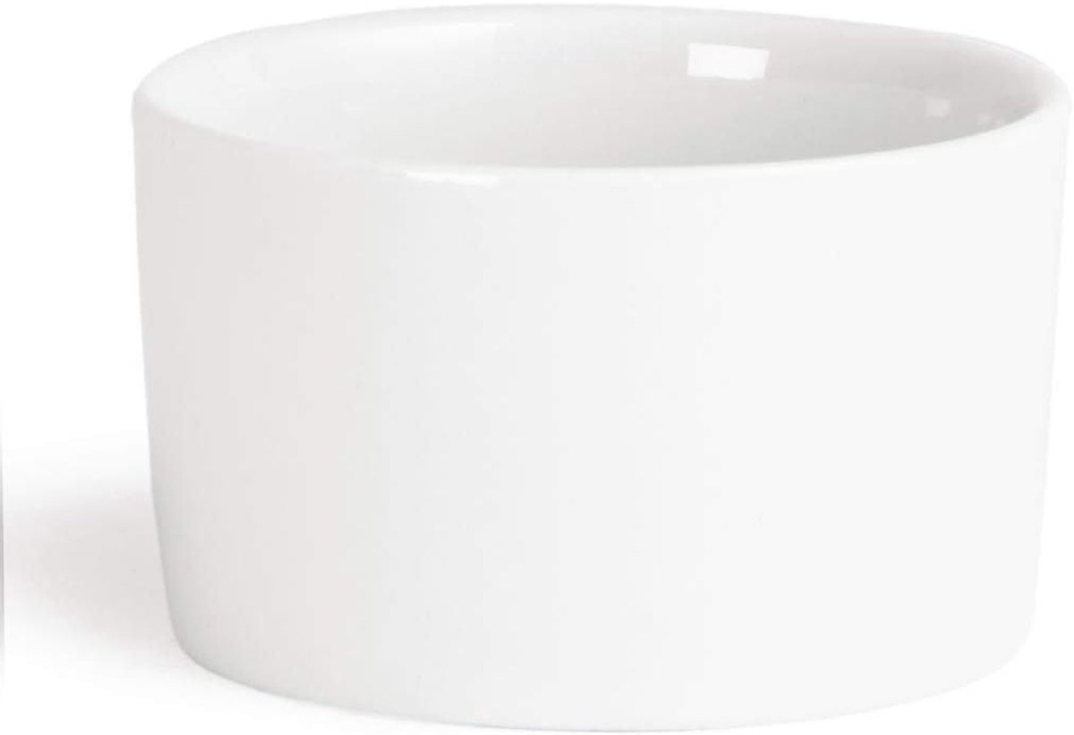 Set van 12 Kleine Porseleinen Schaaltjes Ramekins 80ml Stapelbaar Magnetronbestendig