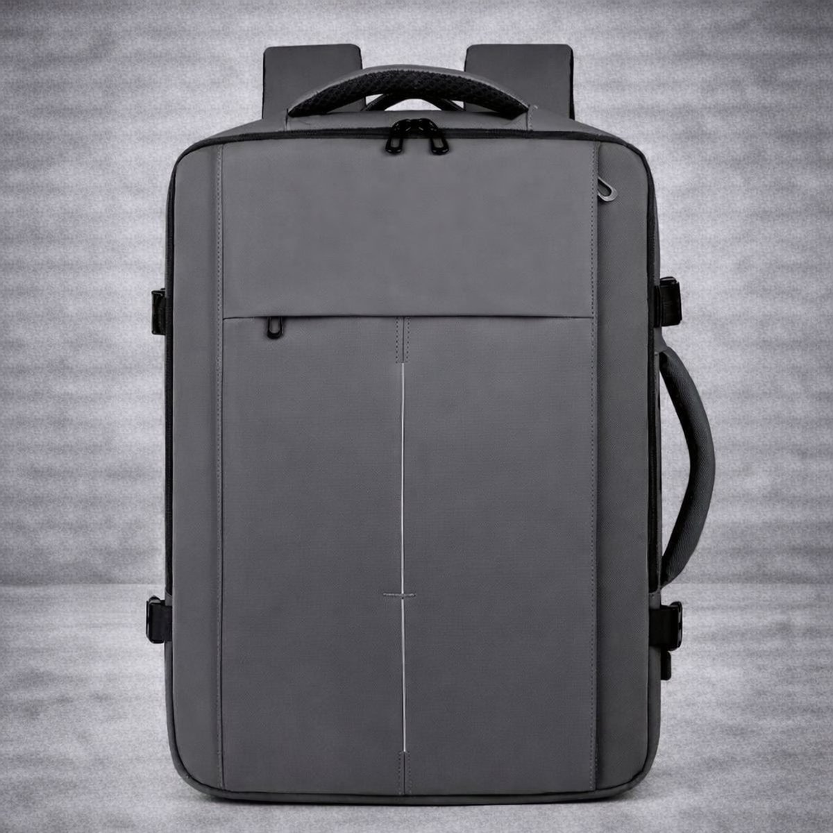 Uitbreidbare Laptop Rugzak 15.6 Inch - Waterafstotende Reistas - Grijs