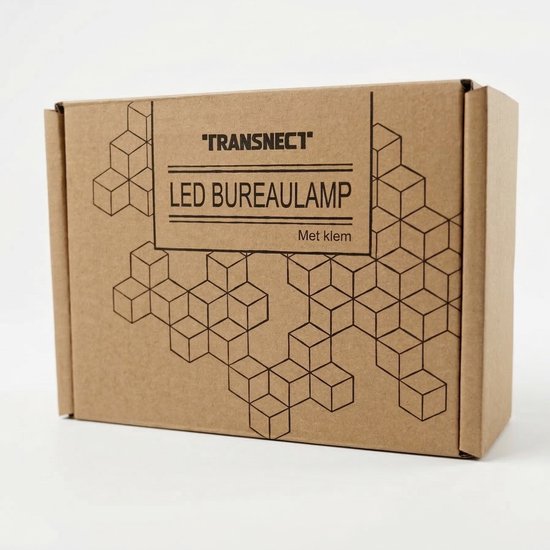 Transnect - Bureaulamp LED Dimbaar- met Klem - Filtert Blauw Licht - Bevordert Slaap - 10 helderheidsmodi - 3 kleurmodi