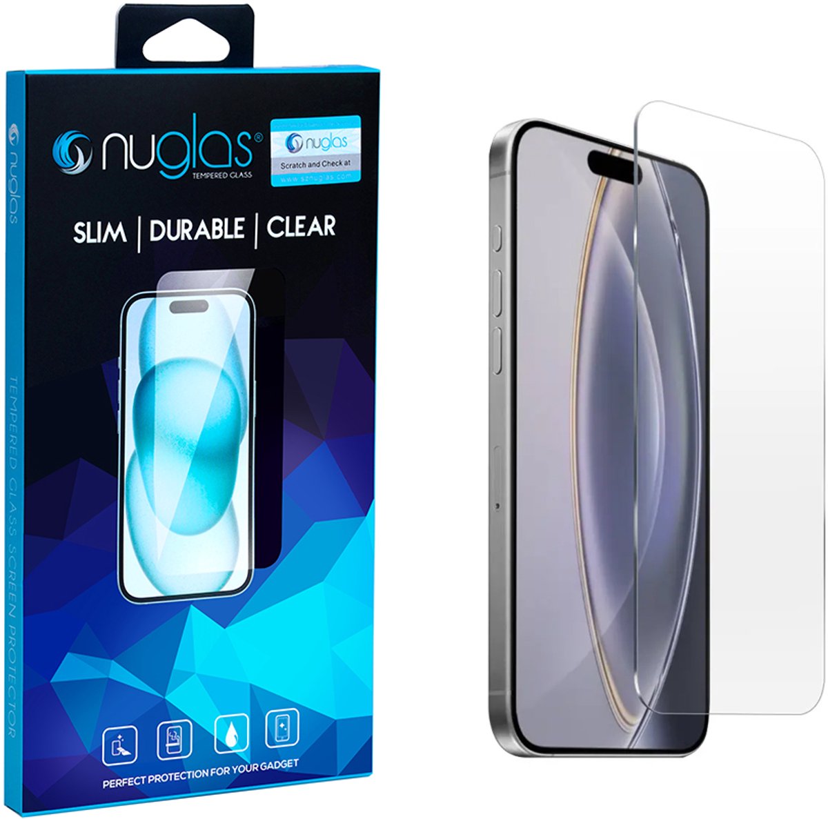 NuGlas Premium Screenprotector Voor iPhone XS Max/11 Pro Max - Tempered Glass 2.5D