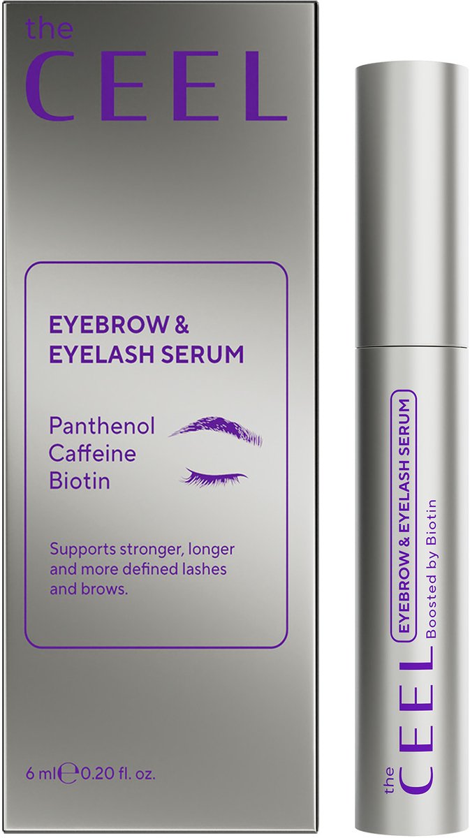 The CEEL Wimperserum & wenkbrauw serum voor vollere en sterkere wimpers en wenkbrauwen - Lash Serum & Brow Serum 6 ml