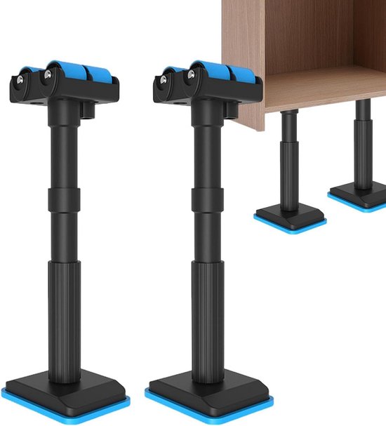 Telescopische Steunhouder Verstelbaar 19-44 cm | Draagkracht 400 kg | Nylon ABS Steun voor Montageklussen