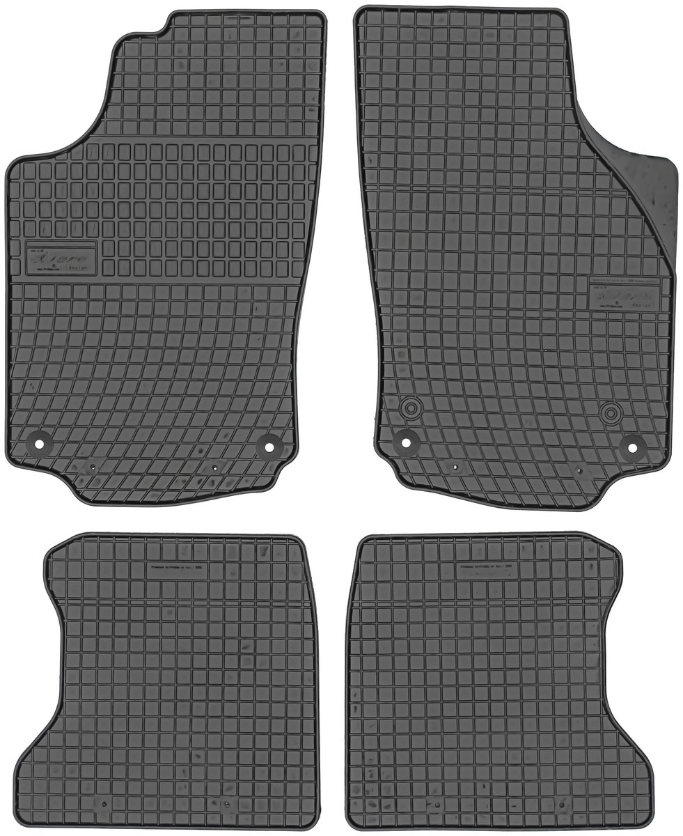 Max-Dywanik Frogum Serie - Rubber Automatten - Voor Opel Combo C 2001-2011 - Zwart